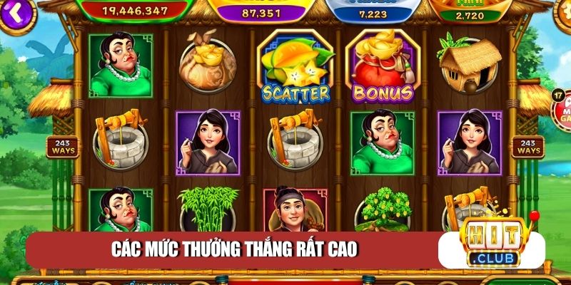 Các mức thưởng thắng rất cao