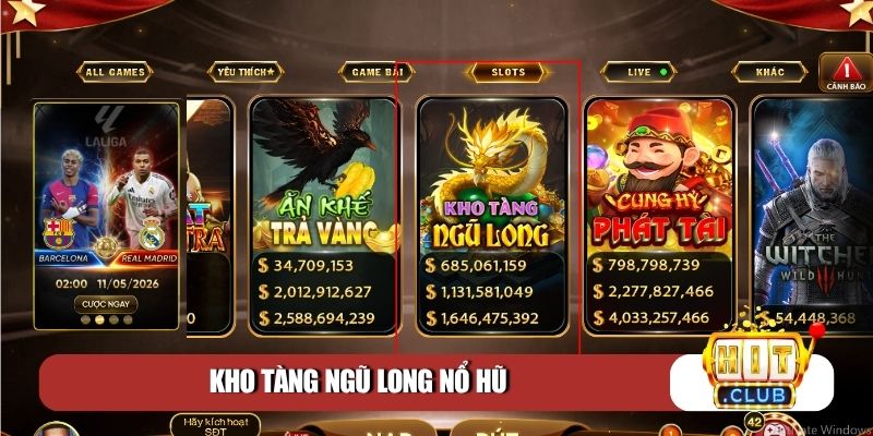 Kho Tàng Ngũ Long Nổ Hũ